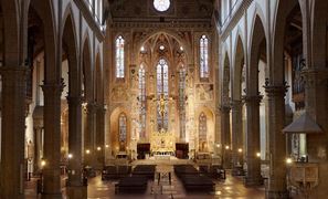 Interno della basilica di Santa Croce (foto Opera di Santa Croce)