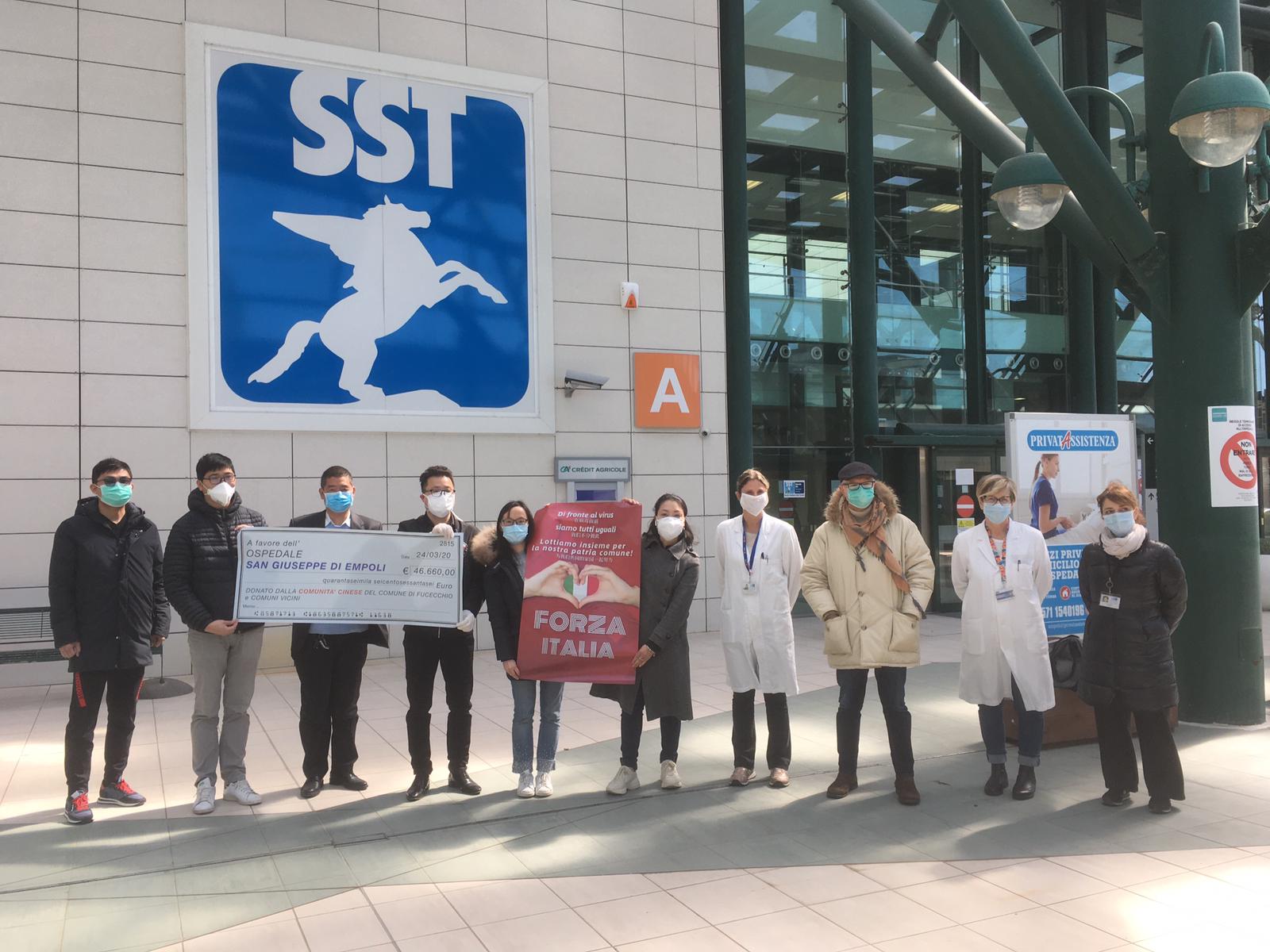 donazione ospedale foto di gruppo