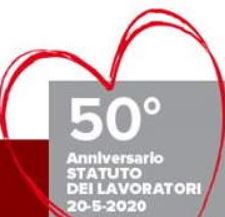 Logo 50o della Statuto dei Lavoratori