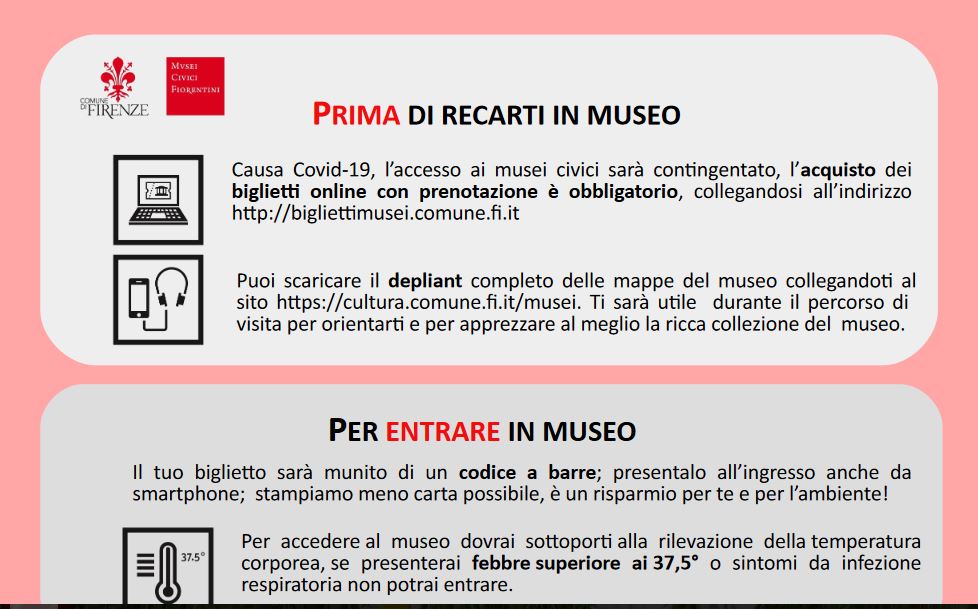 Vademecum visitatori Musei del Comune di Firenze