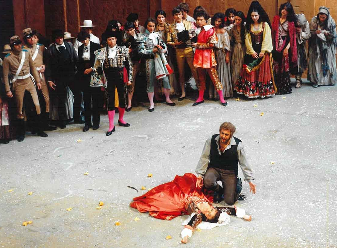 1978 Carmen di G.Bizet, scena dell'omicidio (Foto da comunicato)