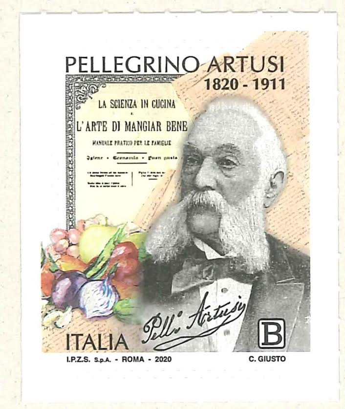 Francobollo commemorativo di Pellegrino Artusi