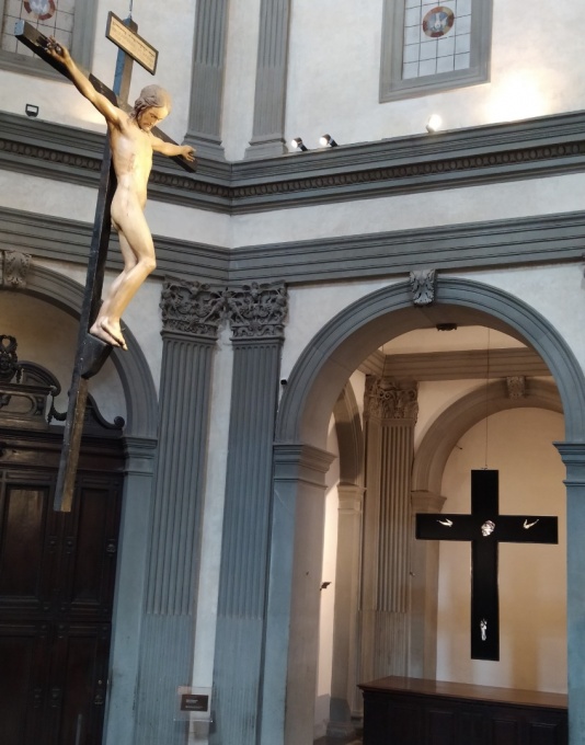 Crocifisso di Michelangelo in Santo Spirito