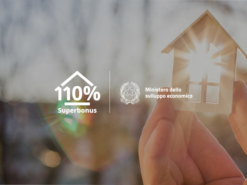 Superbonus 110% (fonte foto Ministero dello sviluppo economico)