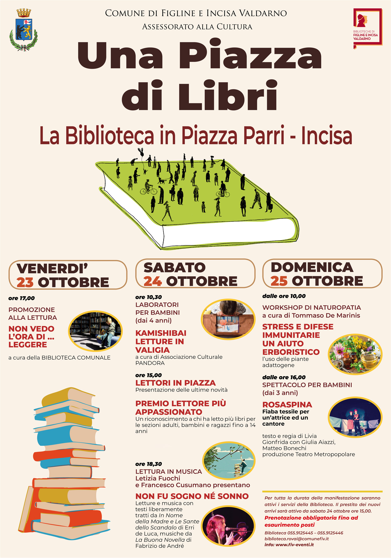 Da venerdì a domenica piazza Parri diventa “Una piazza di libri”