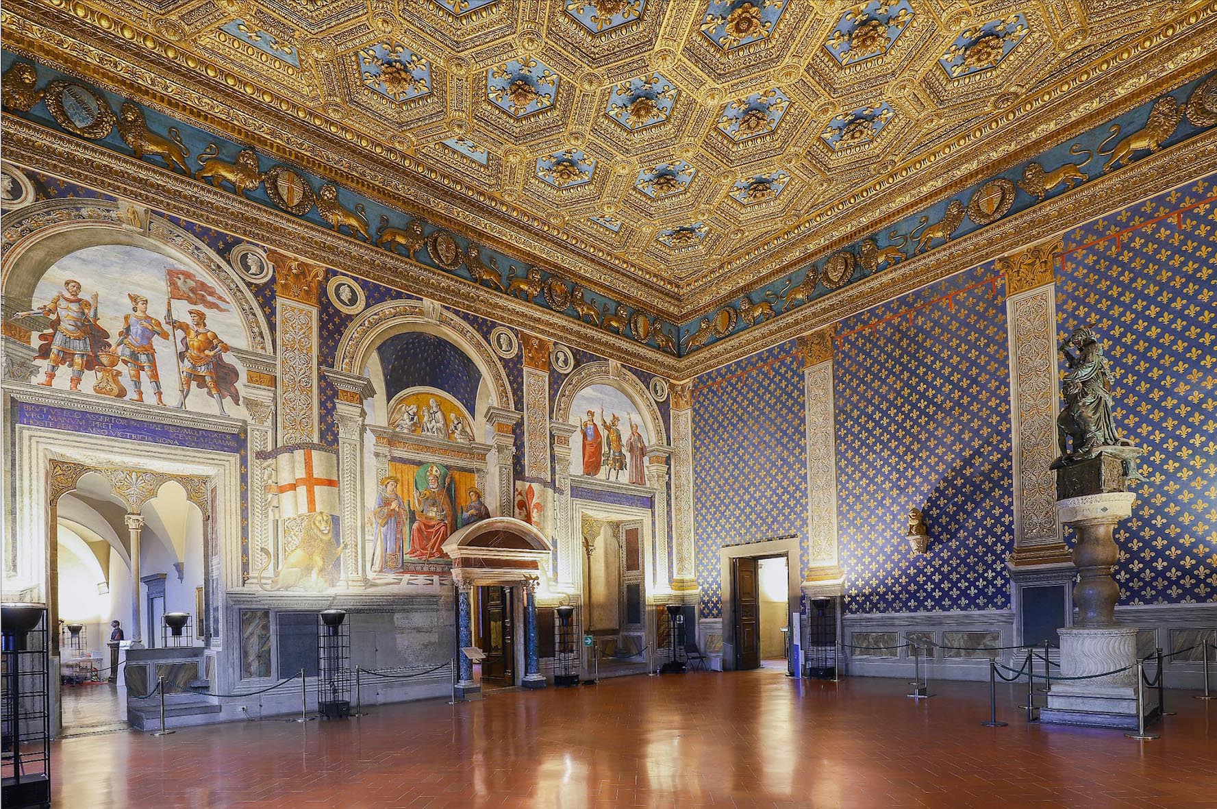 La Sala dei Gigli in Palazzo Vecchio (foto di Mattia Marasco)