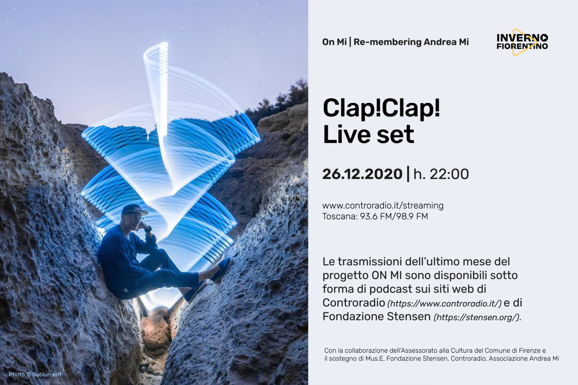 Locandina Evento Clap Clap Live set