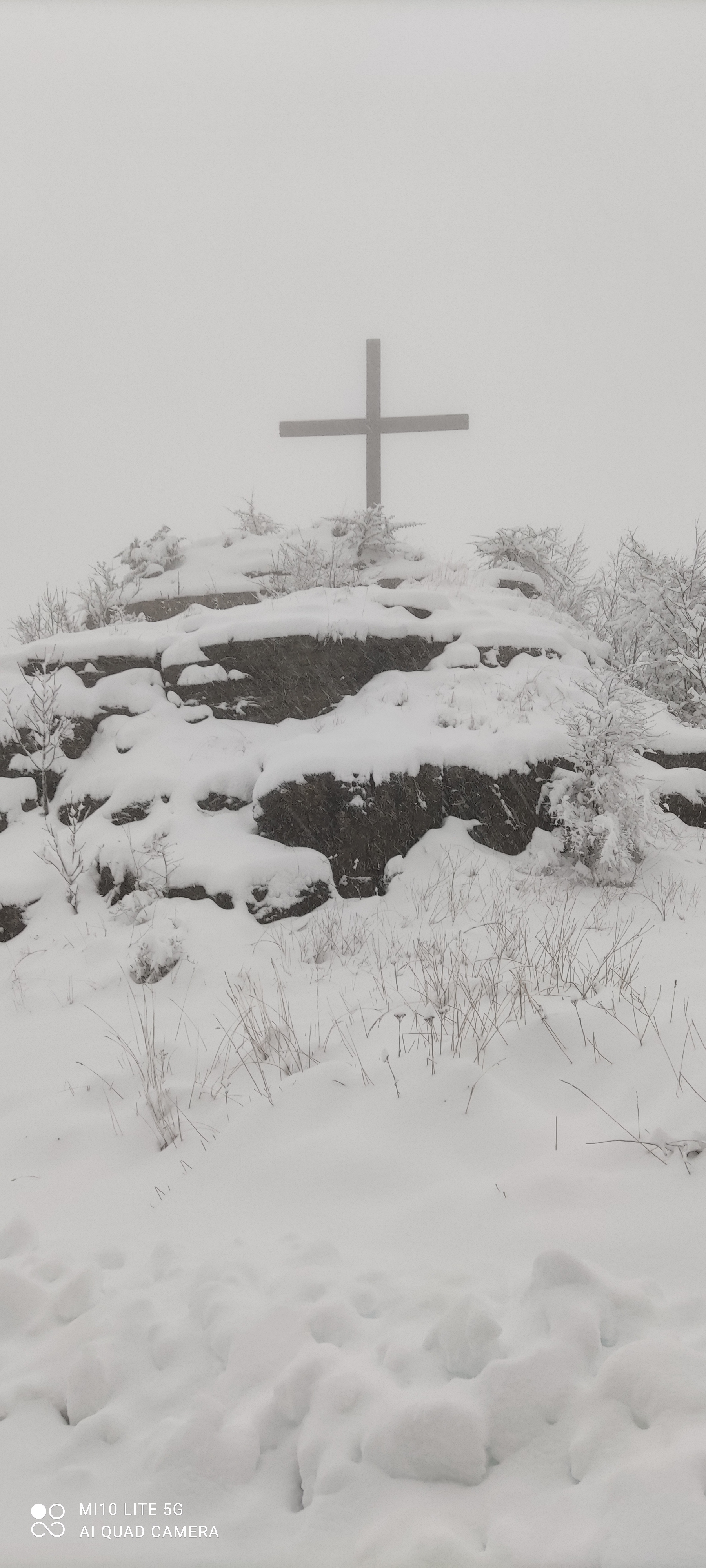 Neve in Alto Mugello. Immagini da Palazzuolo sul Senio e Passo della Sambuca