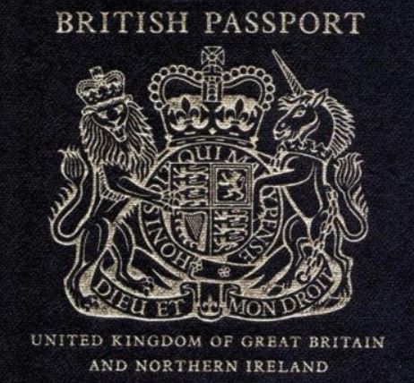 Nuovo passaporto britannico