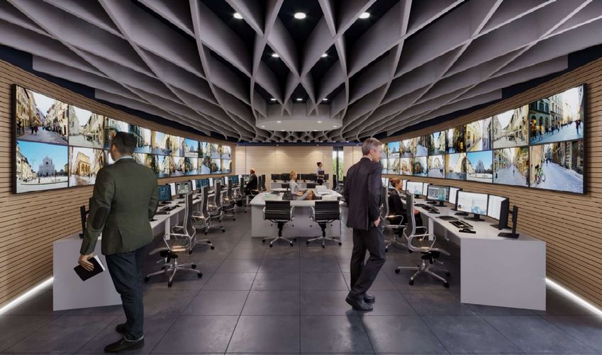 Smart City Control Room (rendering)