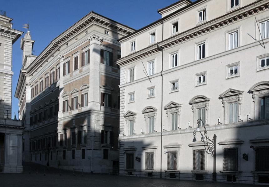 Palazzo Chigi (Immagine dal sito del Governo)