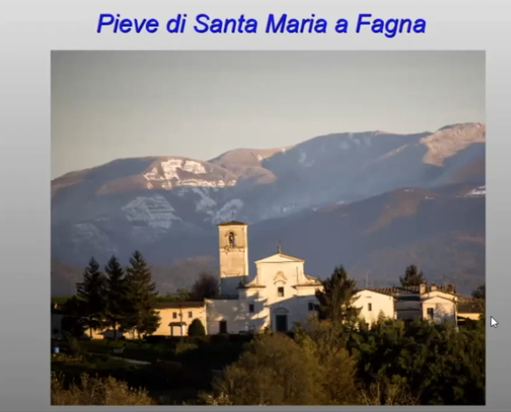 Pieve di Santa Maria a Fagna (Frame da video dell'evento I gioielli nascosti - Fonte Proloco di Scarperia)