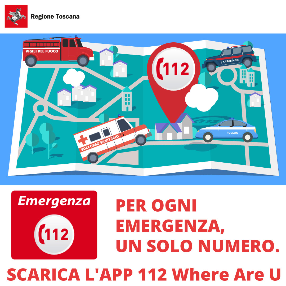 Il numero unico europeo per le emergenze 112 - locandina