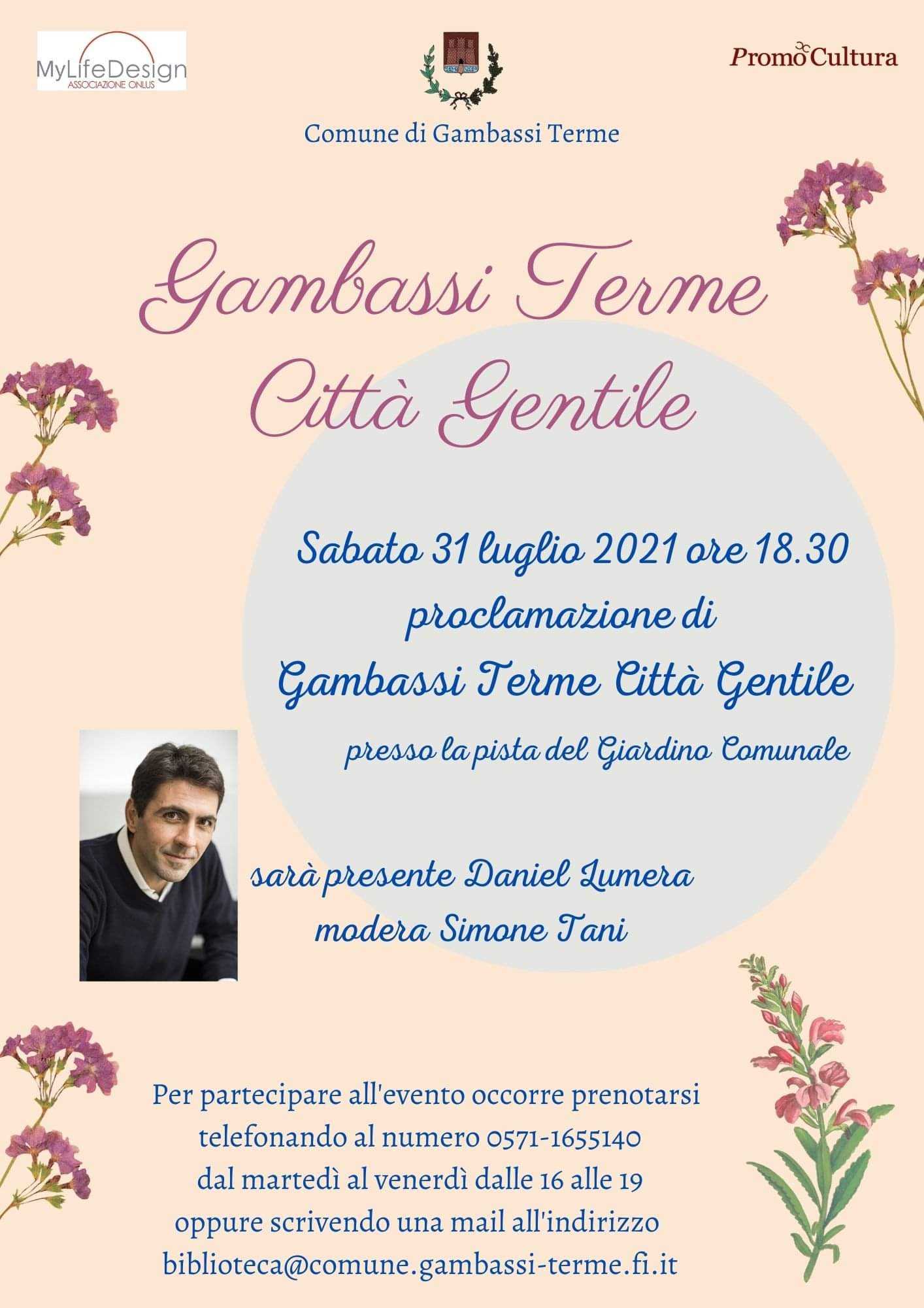 Locandina 'Gambassi Terme Citta' Gentile'