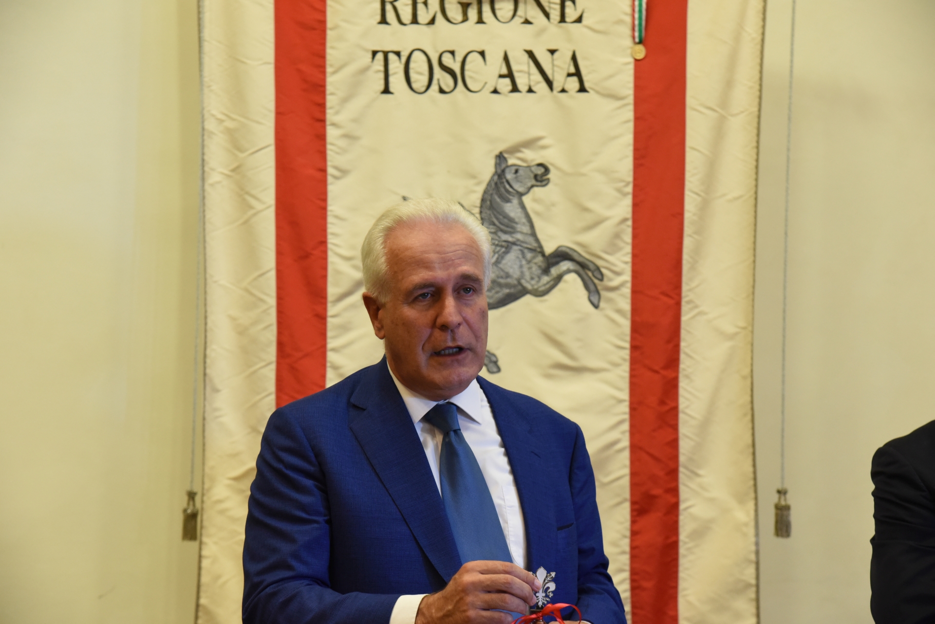 Il presidente della Regione Toscana, Eugenio Giani (Fonte foto RT)