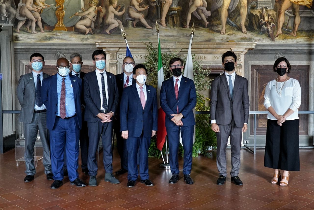 Delegazione FAO in Palazzo Vecchio