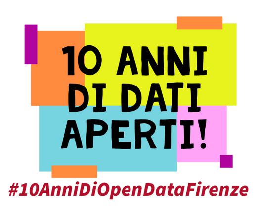 Dieci anni di open data, immagine dal sito del Comune di Firenze