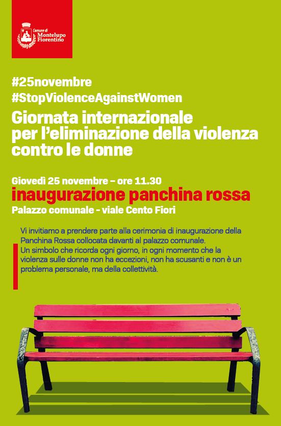Giornata internazione contro la violenza sulle donne, locandina