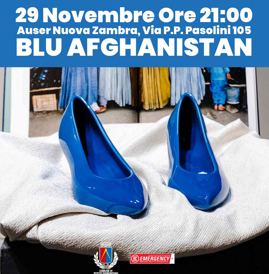 Locandina incontro 'Blu Afghanistan'