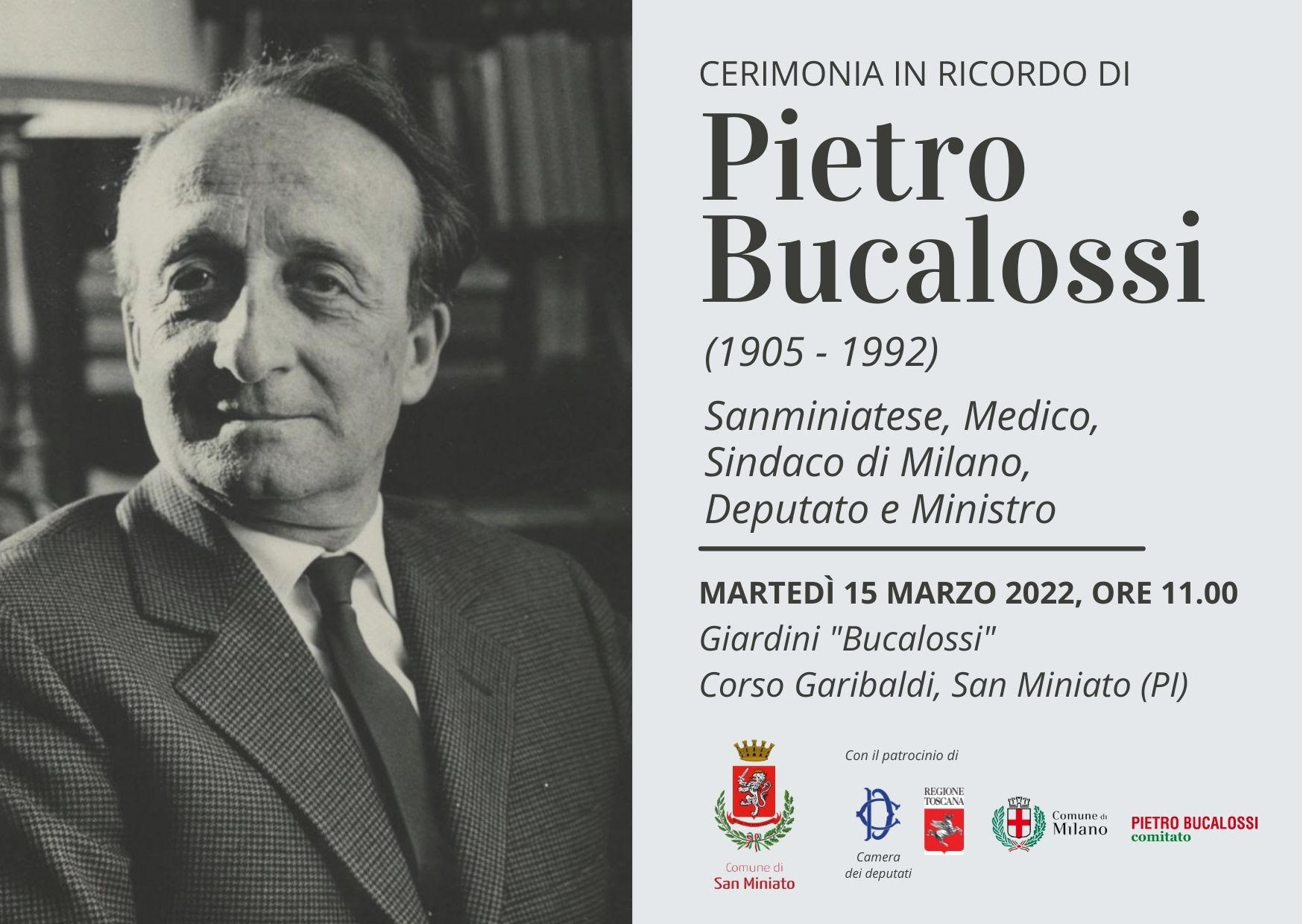 Pietro Bucalossi - locandina