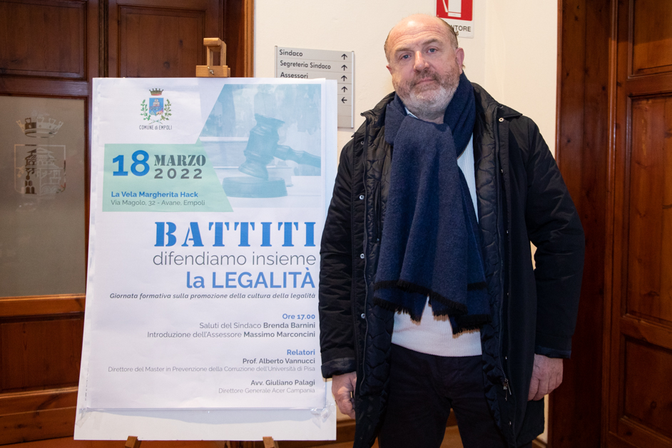 Massimo Marconcini, assessore con delega alla legalità