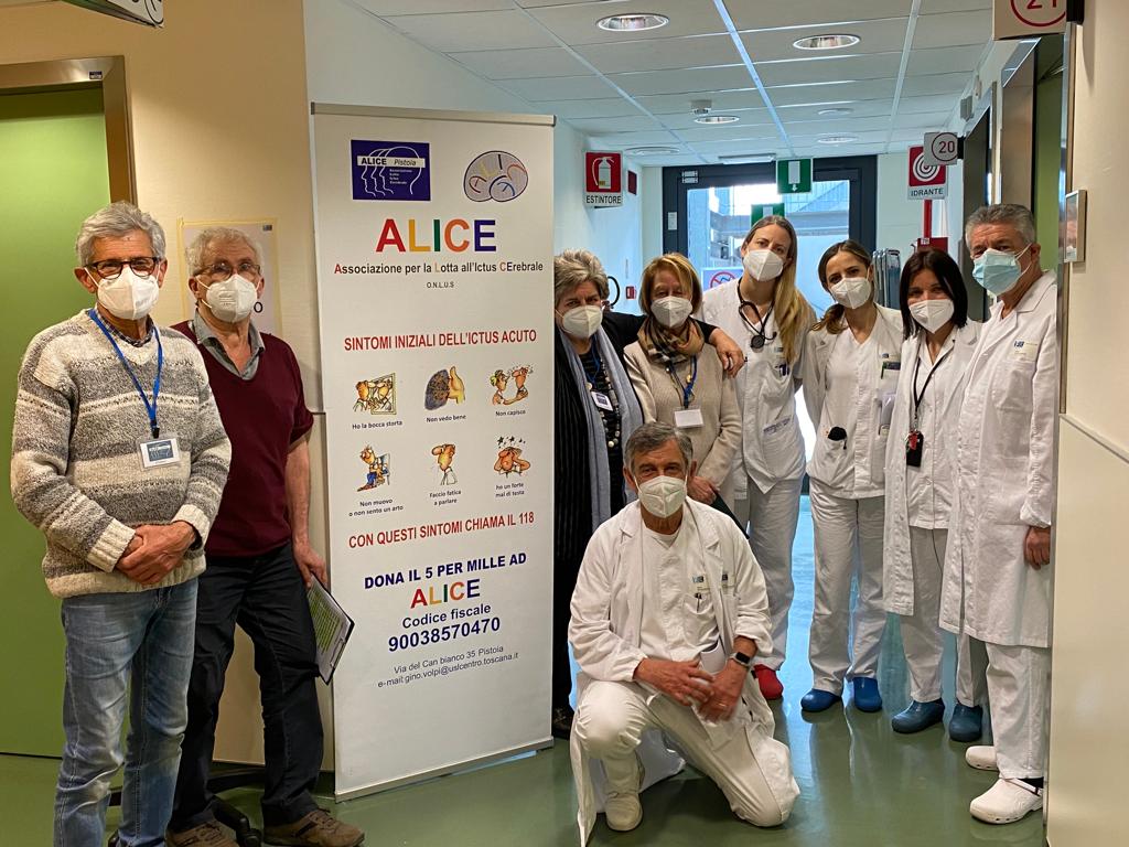Tre pazienti da operare individuati nella giornata dei controlli promossa dalla Neurologia insieme ad A.L.I.Ce al San Jacopo (Fonte foto Ausl Toscana Centro)