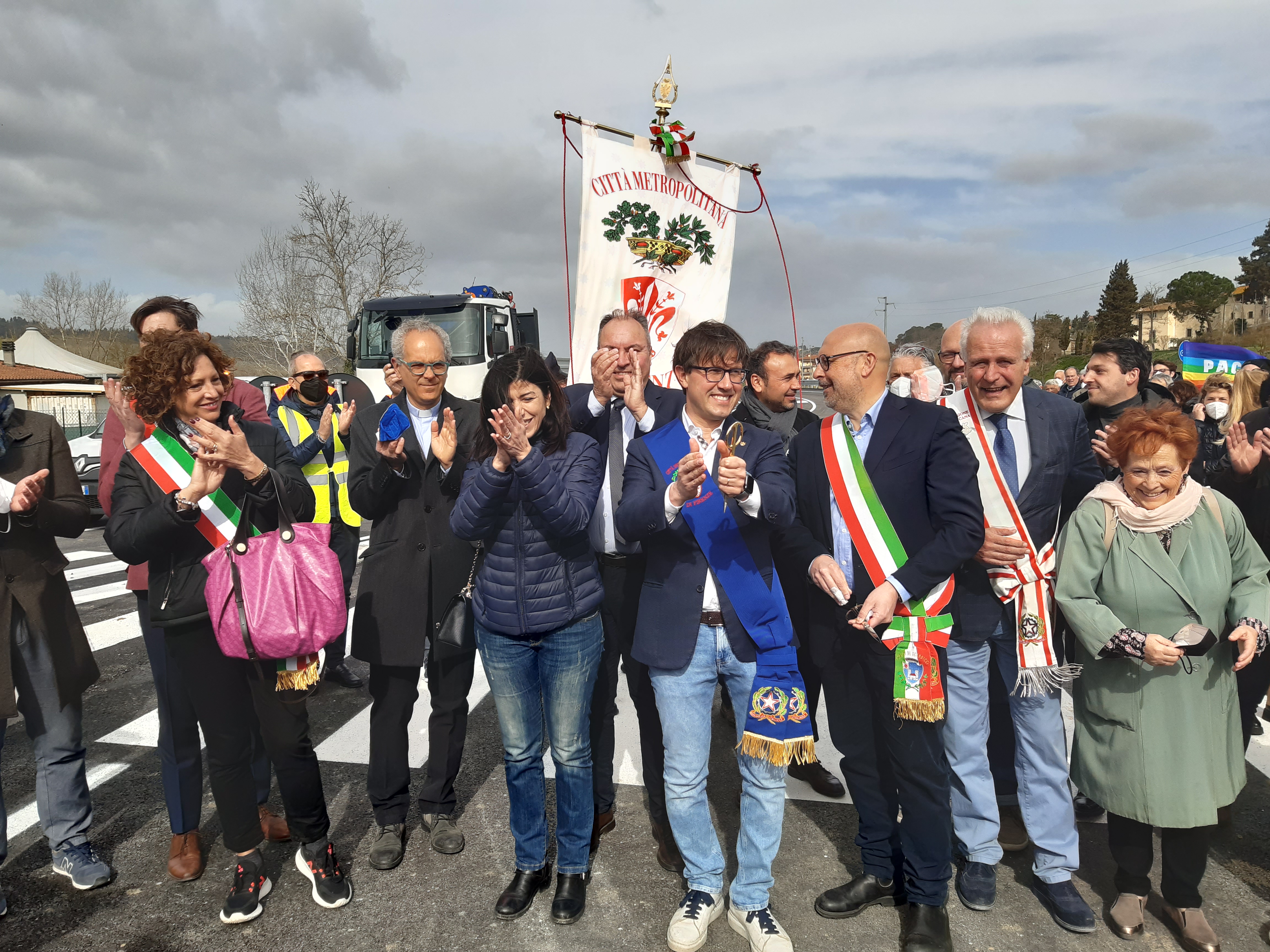 L'inaugurazione della Variante di San Vincenzo a Torri