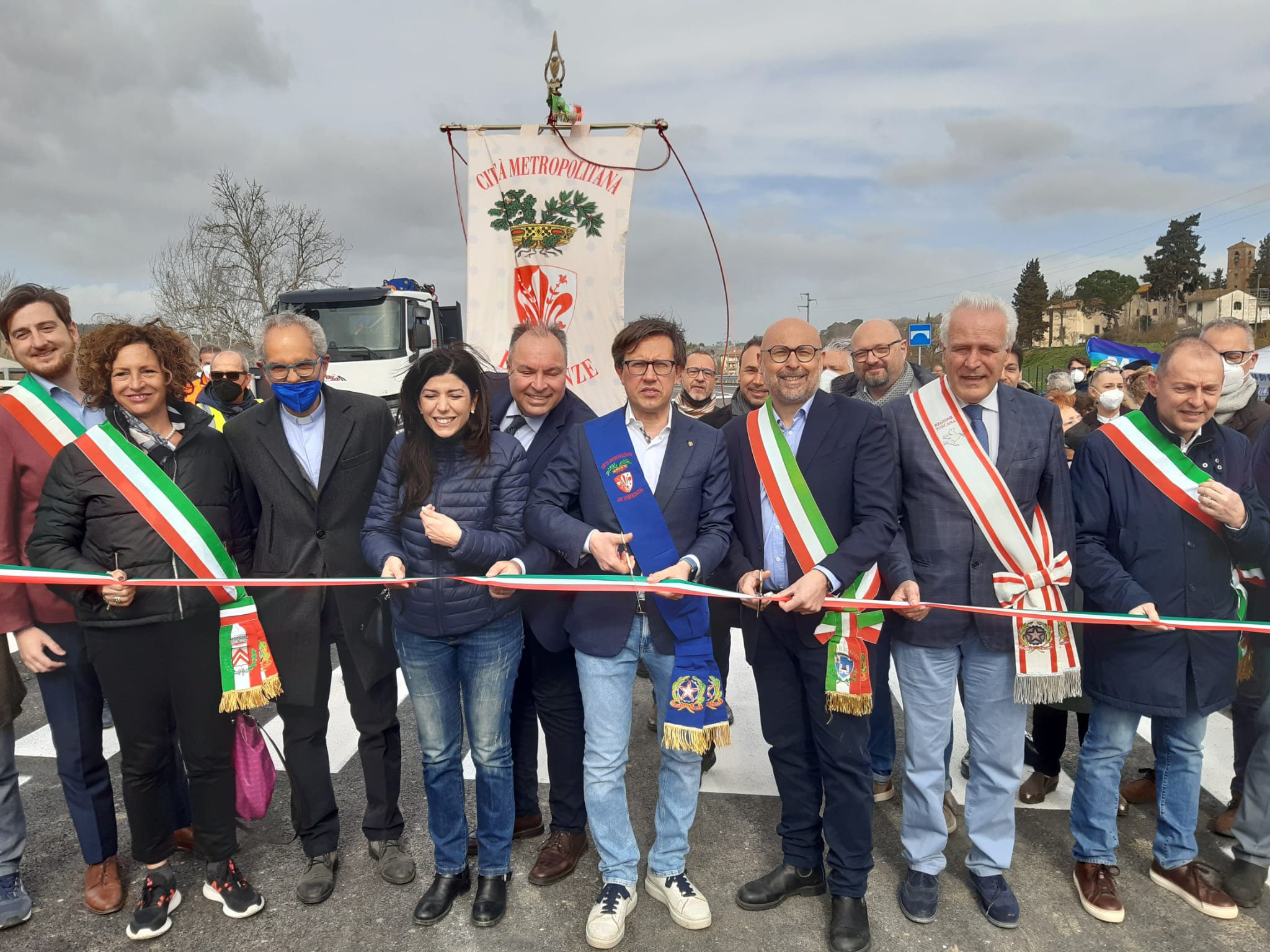 L'inaugurazione della Variante di San Vincenzo a Torri