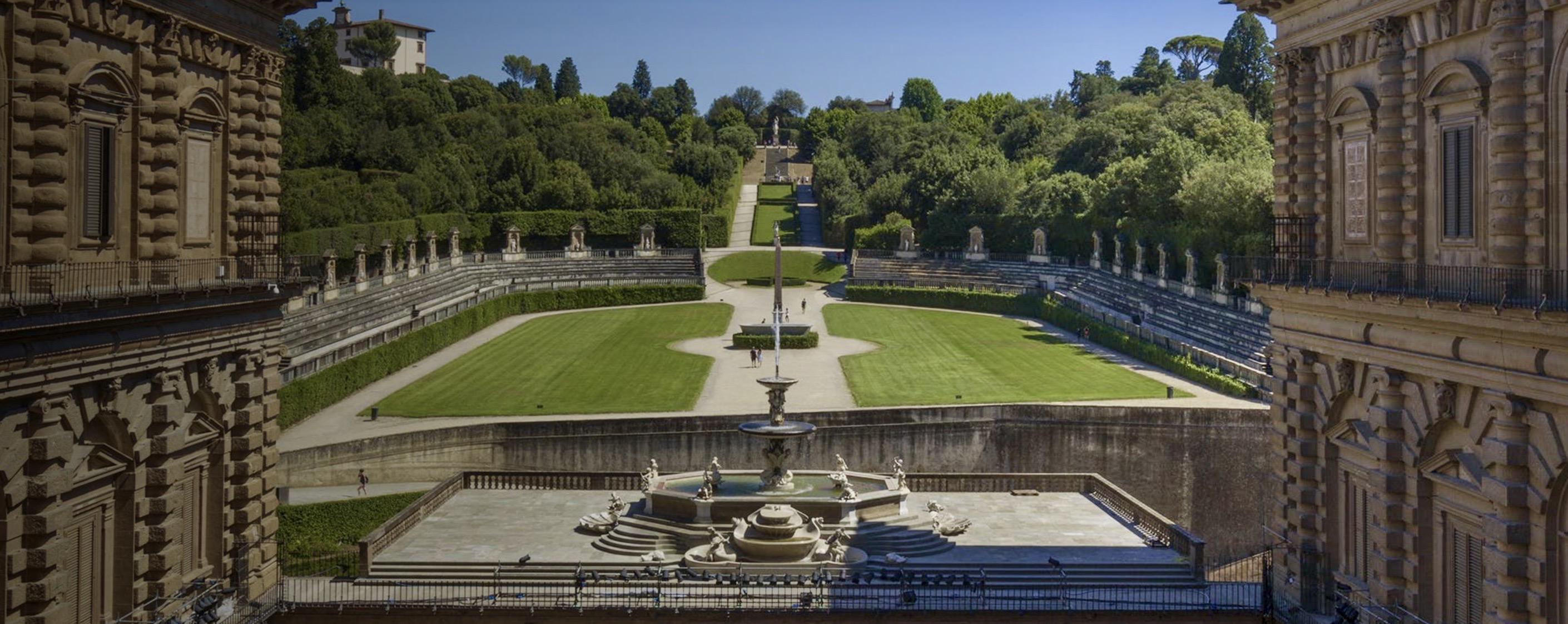 Il Giardino di Boboli da Palazzo Pitti (Fonte foto Galleria degli Uffizi)