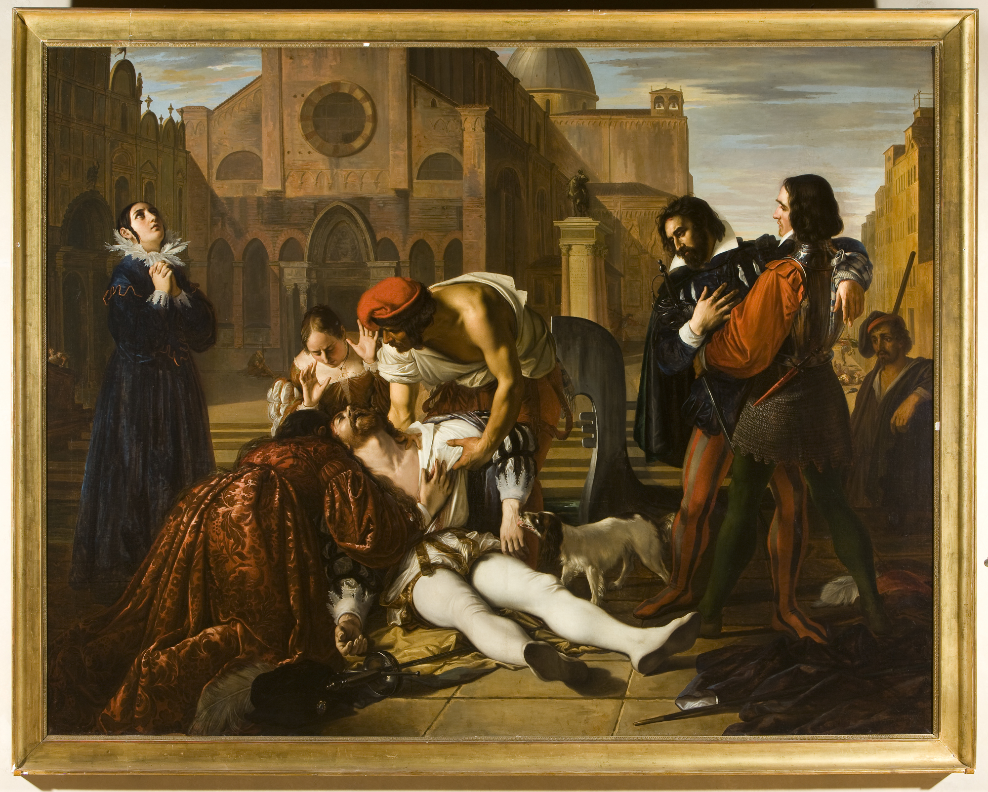 Assassinio Lorenzino Medici, Giuseppe Bezzuoli (FotoTatge - Fonte Comune di Pistoia)