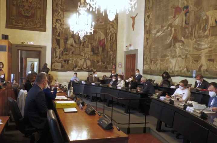 Consiglio Metropolitano (Frame da video di FlorenceTV)