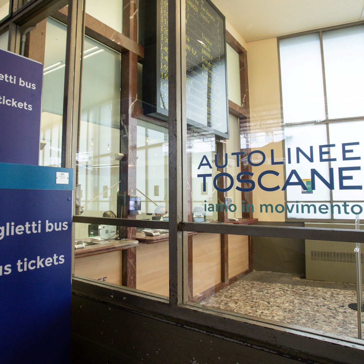 Biglietteria di Firenze (Fonte foto sito web Autolinee Toscane)