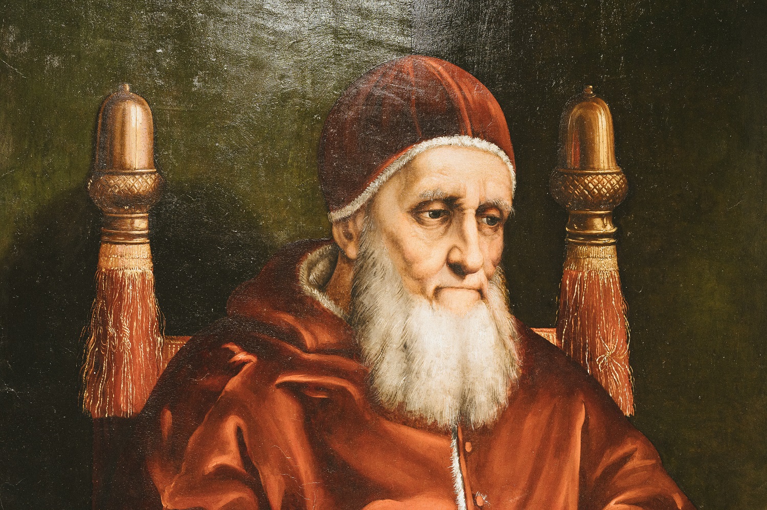 Il Papa Guerriero Giuliano della Rovere (Fonte foto Galleria degli Uffizi)