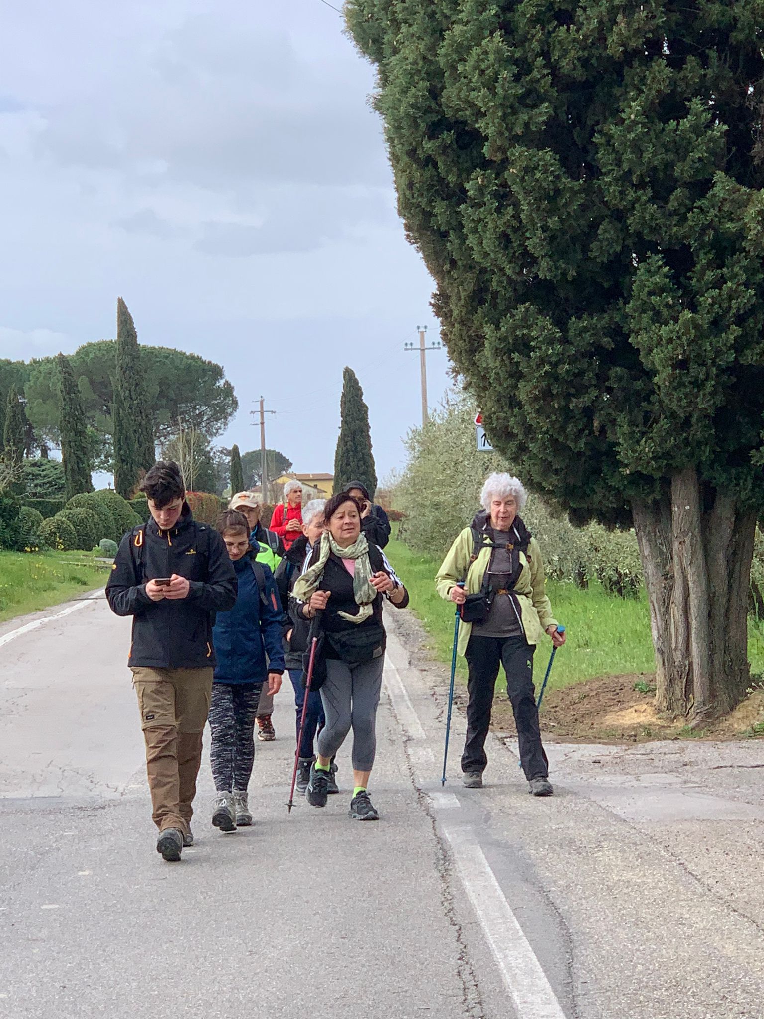 I pellegrini in cammino sulla via Romea Strata (Fonte foto Comune di Fucecchio)