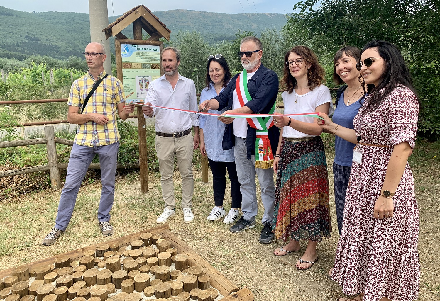 Inaugurati nel Parco di Travalle “I Cammini dell’acqua” (Fonte foto Comune di Calenzano)