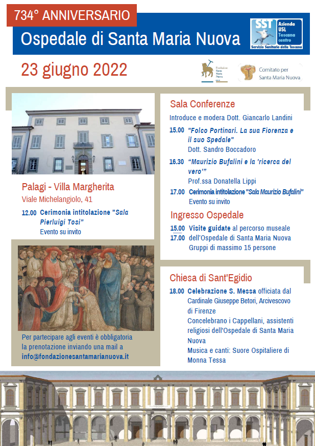 734 anni dell'Ospedale di Santa Maria Nuova