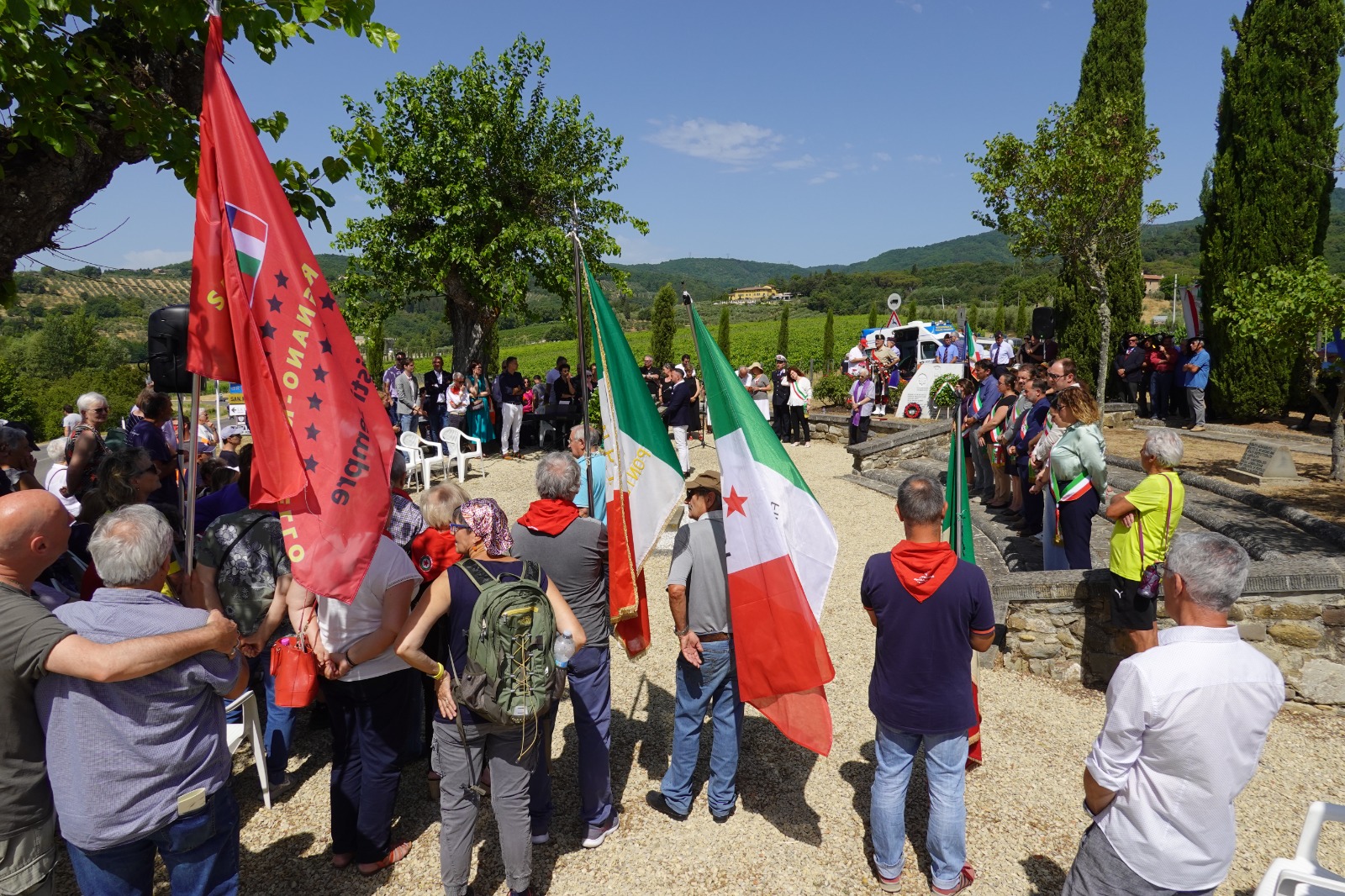 Cerimonia Pian d'Albero (Fonte foto Comune di Figline e Incisa Valdarno)