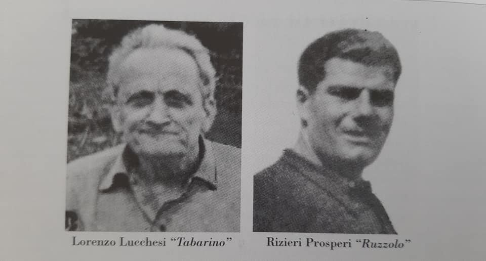Partigiani Tabarino e Ruzzolo (fonte foto comune di Montelupo Fiorentino) 