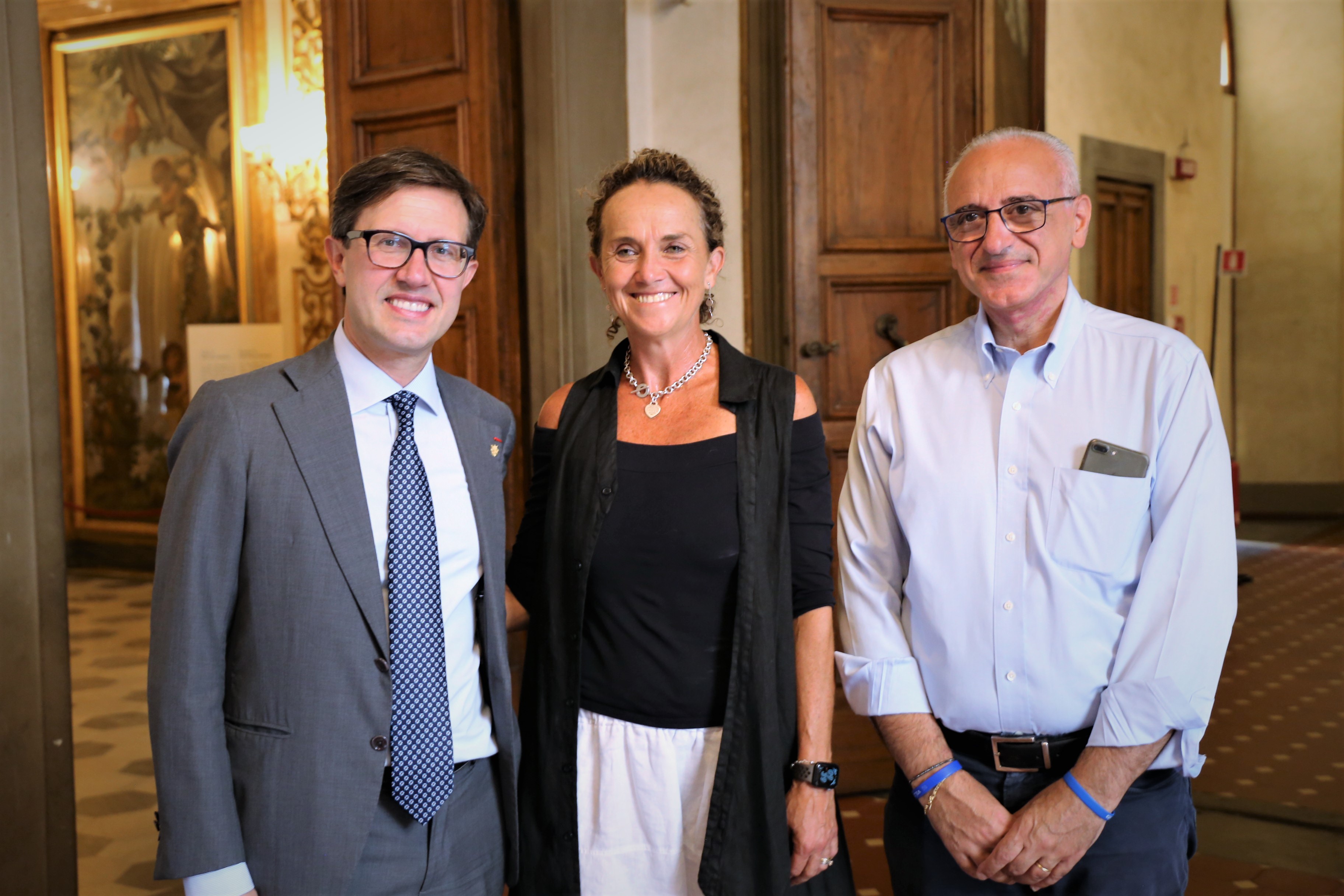 Dario Nardella, Valentina Padula e Nicola Armentano (foto Antonello Serino, Met Ufficio Stampa)
