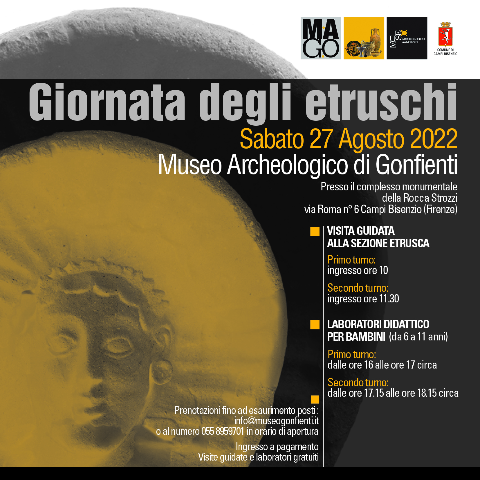 pubblicita` giornata Etruschi - fonte Comune di Campi Bisenzio