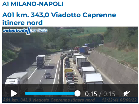 MET A1 Milano Napoli incidente nel tratto compreso tra Arezzo e