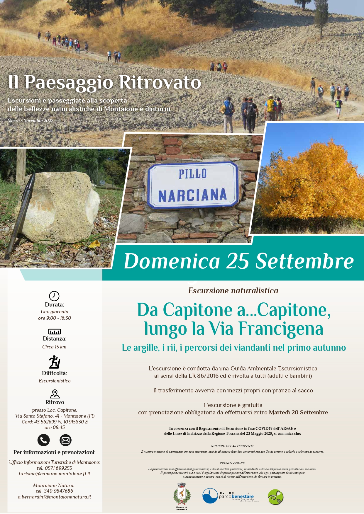 Da Capitone a… Capitone, lungo la Via Francigena