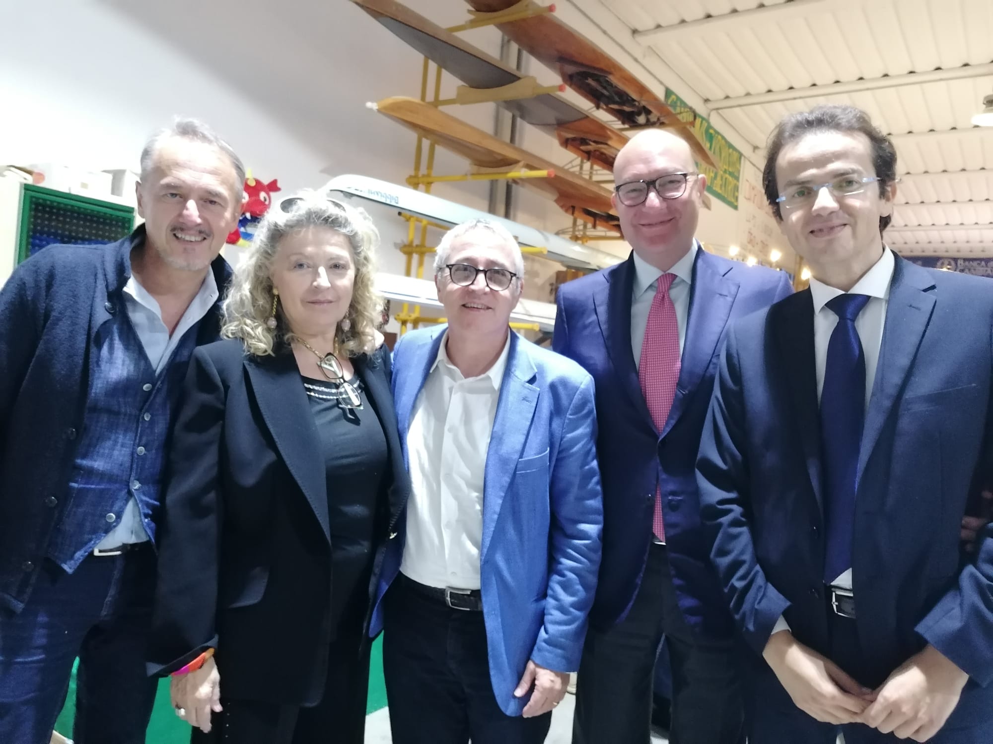 In foto Roberto Tarquini, Antonella Capaccioli, Alessandro Giunti, Filippo Busoni, Enrico Sostegni (Fonte foto Comune di Capraia e Limite)