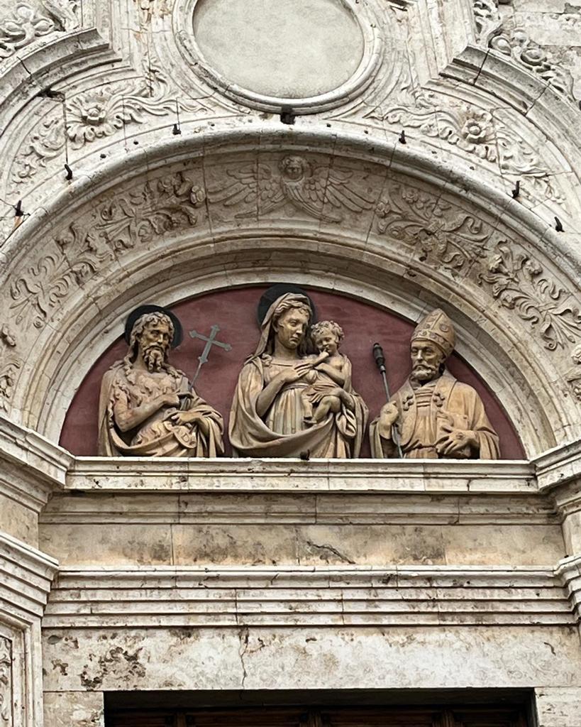 Madonna con Bambino Santi Giovanni Battista e Agostino Montepulciano, chiesa S. Agostino (foto Edi House)