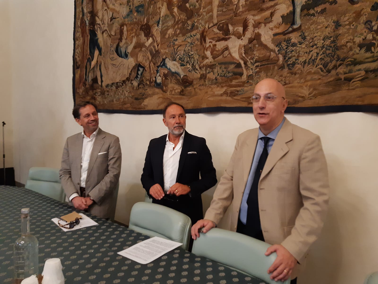 Presentazione Michelozzo con G. Graziani, G. Mingardi e Michele Brancale (fonte foto Loriana Curri Ufficio Stampa - Redazione Met)