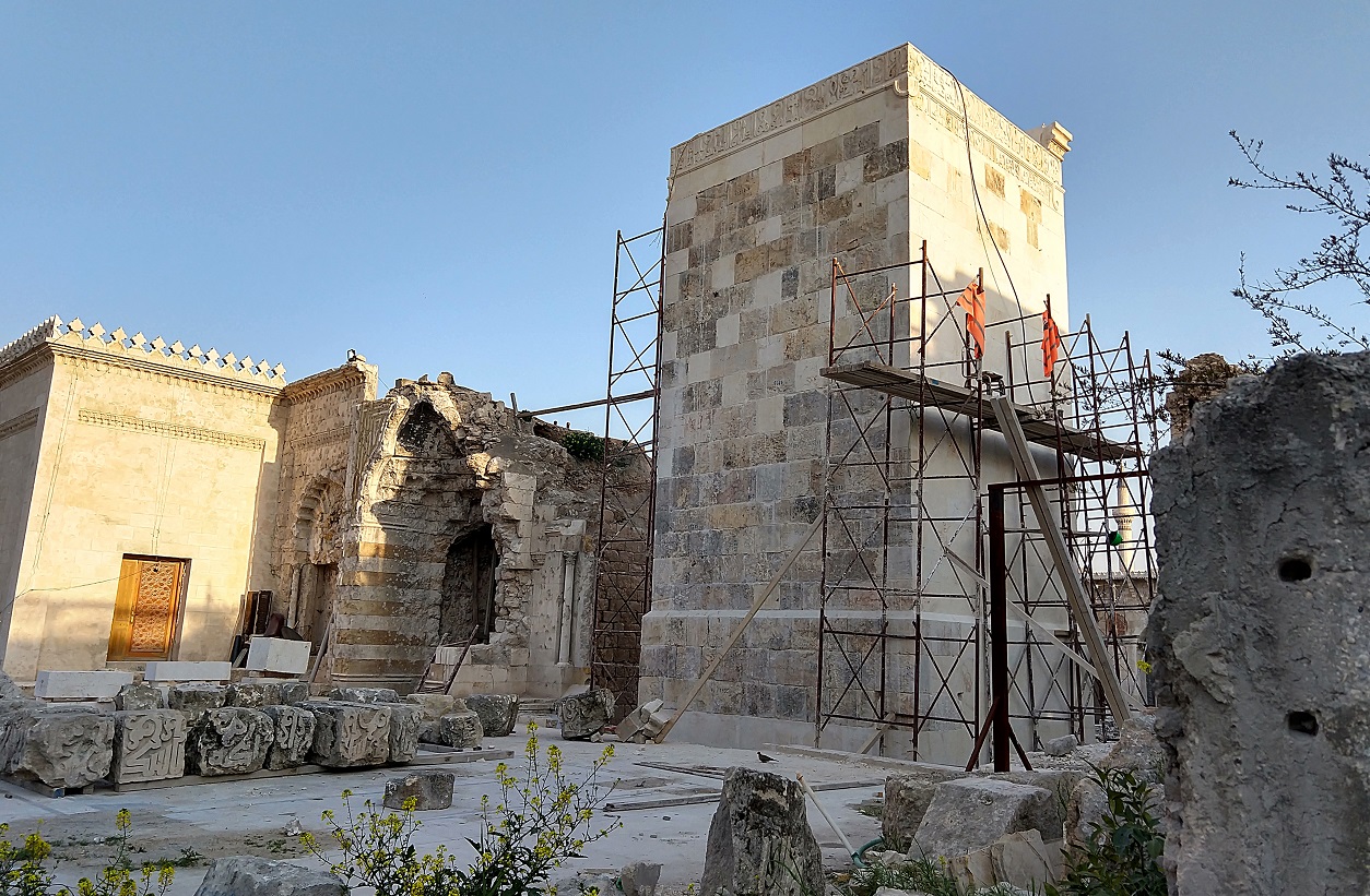 Aleppo ricostruzione della Moschea (Fonte foto Università degli Studi di Fiernze)