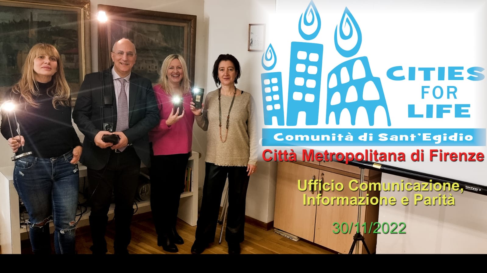 L'ufficio Comunicazione e Informazione della Città Metropolitana di Firenze con 'Città per la vita'