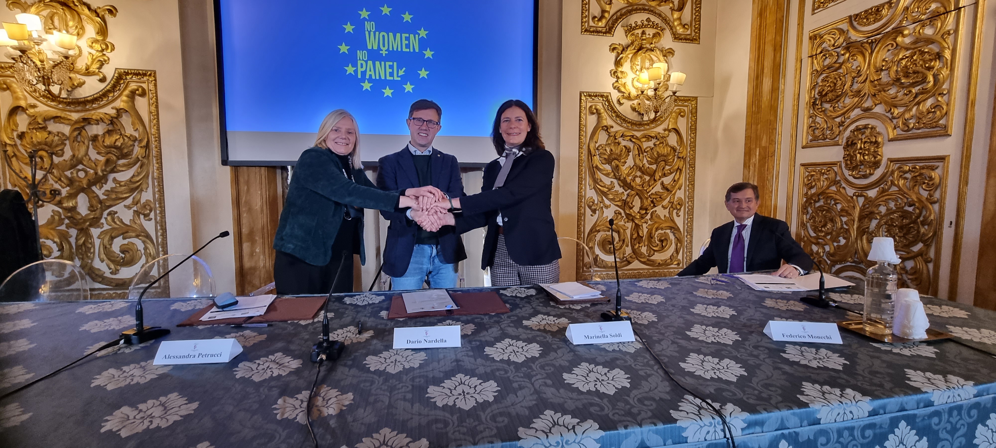 Accordo Sindaco Dario Nardella, Presidente Rai Marinella Soldi, e la Rettrice Alessandra Petruzzi