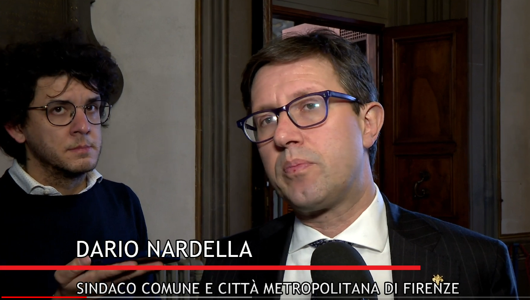 Intevista a Dario Nardella dopo l'audizione in senato di Anci e Città Metropolitane (Frame da Video Florence TV)