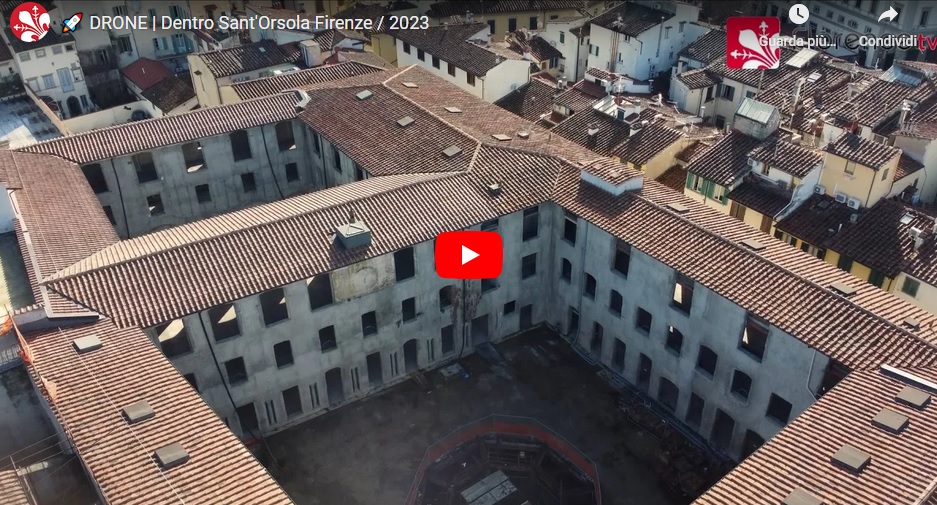 Col drone alla scoperta dell'ex convento di Sant'Orsola